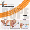 JP-2 (Orange)  Exercise Speed Jump Rope With Adjustable Cable - Image 6