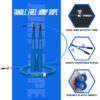JP-5 (Blue) Exercise Speed Jump Rope With Adjustable Cable - Image 3