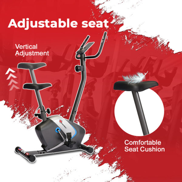 BU-350 Magnetic Upright Bike with iPad holder - Image 3