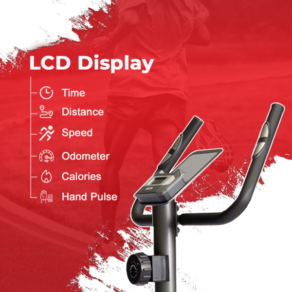 BU-350 Magnetic Upright Bike with iPad holder - Image 4