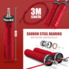 JS-3 (Red) Exercise Speed Jump Rope With Adjustable Cable - Image 4
