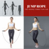 JS-3 (Red) Exercise Speed Jump Rope With Adjustable Cable - Image 6
