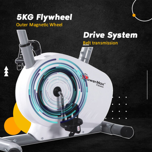 BU-515 Magnetic Upright Bike with LCD Display - Image 5