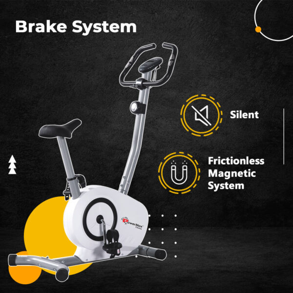 BU-515 Magnetic Upright Bike with LCD Display - Image 6