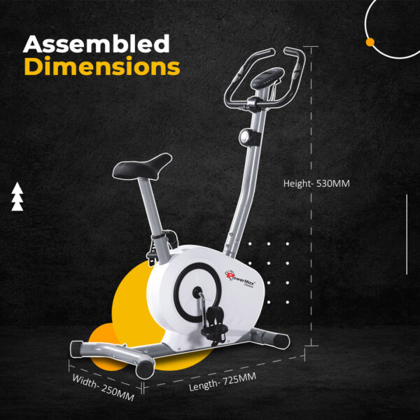 BU-515 Magnetic Upright Bike with LCD Display - Image 10