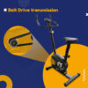 BU-510 Magnetic Upright Bike with LCD Display - Image 4