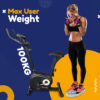 BU-510 Magnetic Upright Bike with LCD Display - Image 5