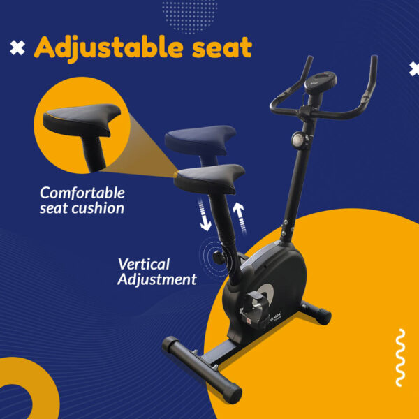 BU-510 Magnetic Upright Bike with LCD Display - Image 8