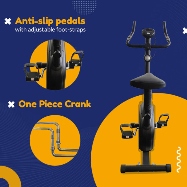 BU-510 Magnetic Upright Bike with LCD Display - Image 9
