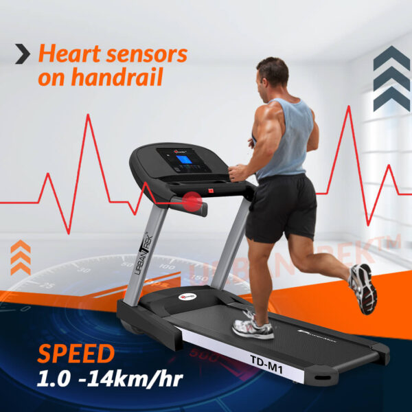 UrbanTrek™ TD-M1 Motorized Treadmill with Android & iOS Application - Image 3
