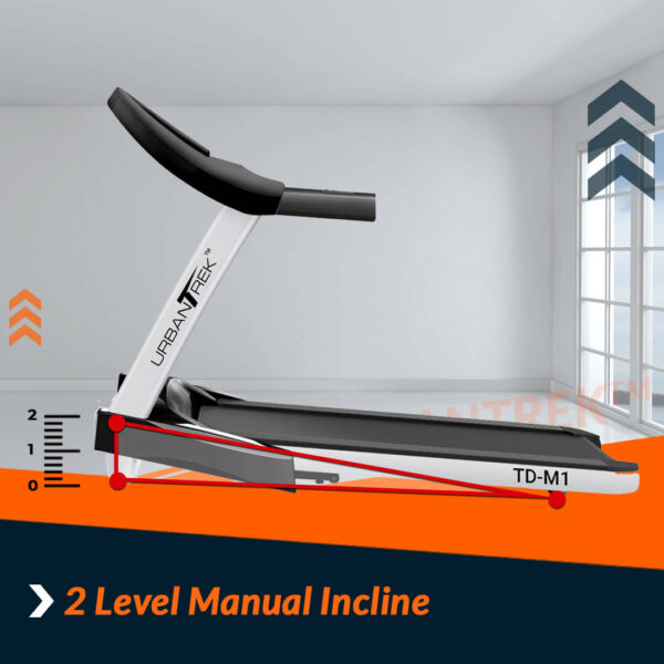UrbanTrek™ TD-M1 Motorized Treadmill with Android & iOS Application - Image 4