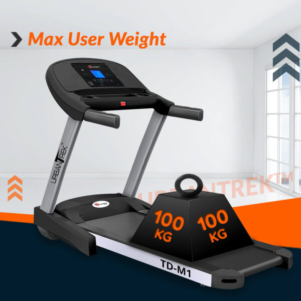 UrbanTrek™ TD-M1 Motorized Treadmill with Android & iOS Application - Image 5