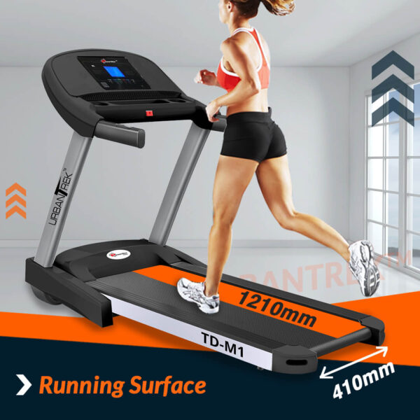 UrbanTrek™ TD-M1 Motorized Treadmill with Android & iOS Application - Image 7