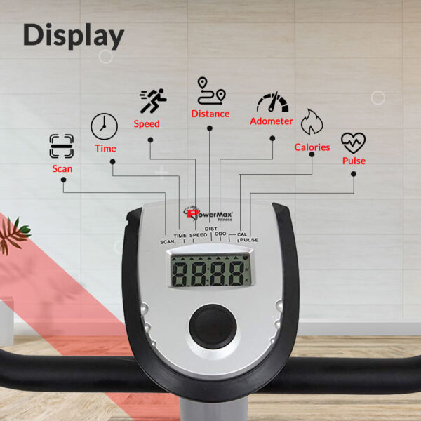 BU-200 Magnetic Upright Bike for Home Use - Image 3