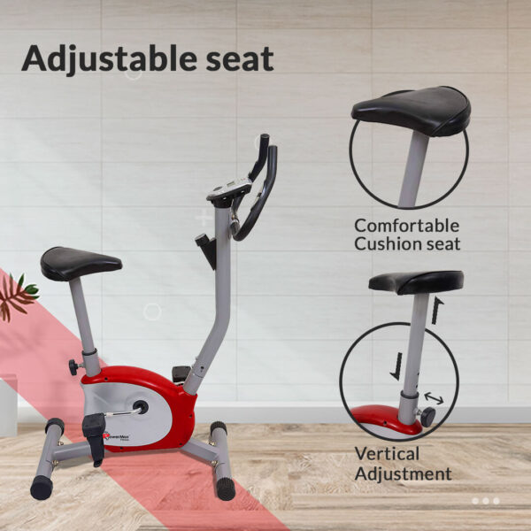 BU-200 Magnetic Upright Bike for Home Use - Image 8