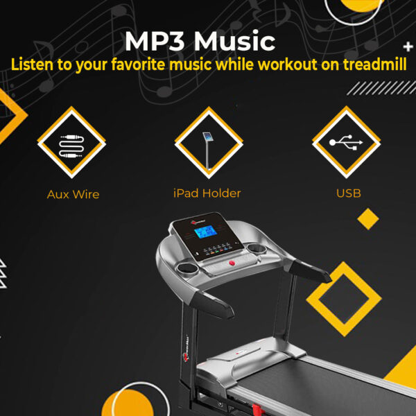 TAM-225® AC Motorized Treadmill with MP3 & iPad Holder - Image 6