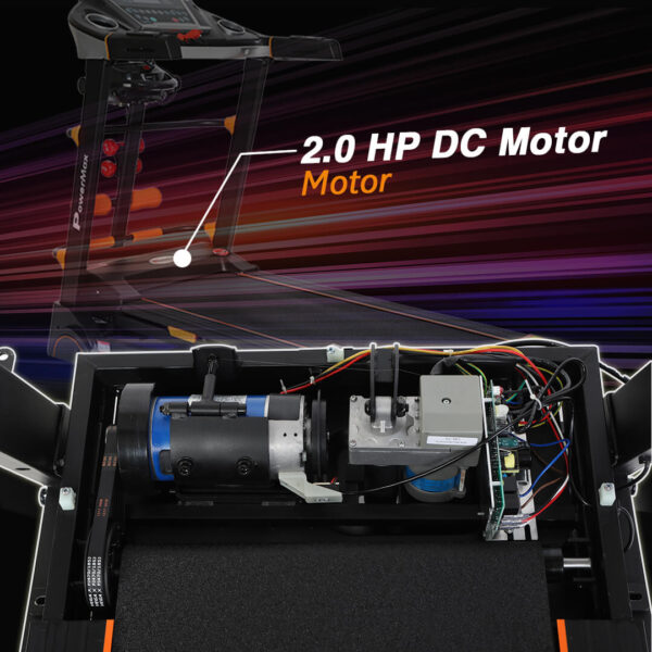 TDA-230M® Multifunction Motorized Treadmill with Semi-Auto Lubrication - Image 8