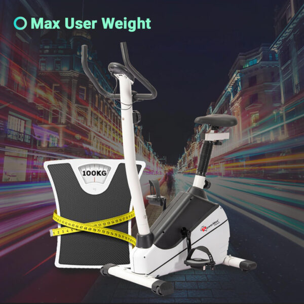 BU-610 Magnetic Upright Bike with LCD Display - Image 6