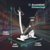 BU-610 Magnetic Upright Bike with LCD Display - Image 11