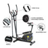 EH-250S Elliptical Cross Trainer with Adjustable Seat - Image 4