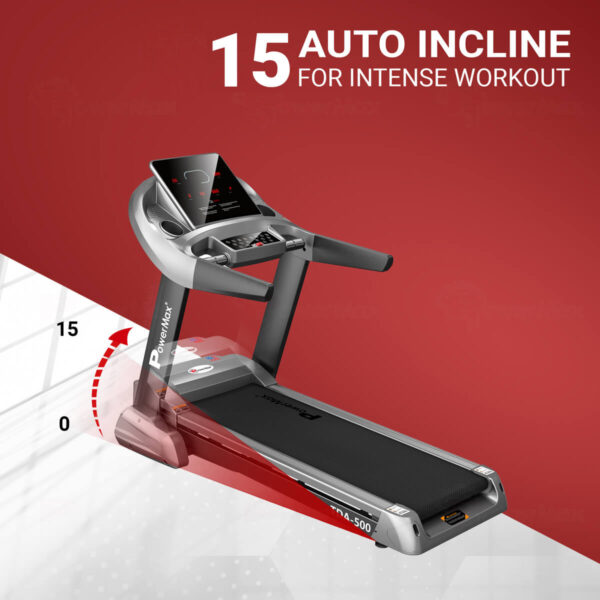 TDA-500® Semi Auto lubrication Treadmill with 3D Smart Touch keys - Image 8