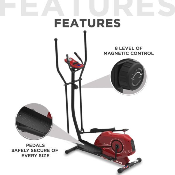EH-300 Elliptical Cross Trainer with Hand Pulse - Image 5