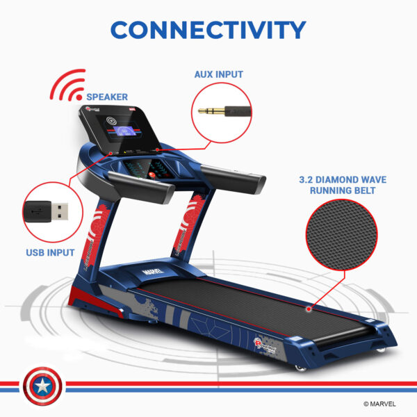 MTC-3600 AC Motorized Treadmill with Auto Lubrication and Auto Incline - Image 5