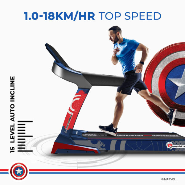 MTC-3600 AC Motorized Treadmill with Auto Lubrication and Auto Incline - Image 6