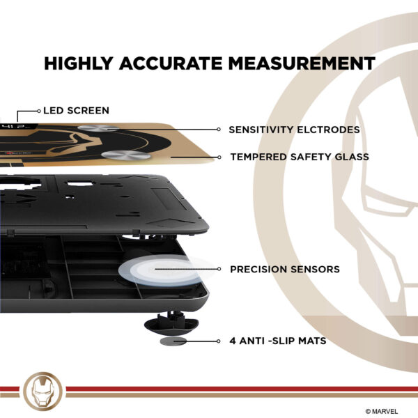 BCA-130 Marvel Edition Bluetooth Smart Scale - Image 4