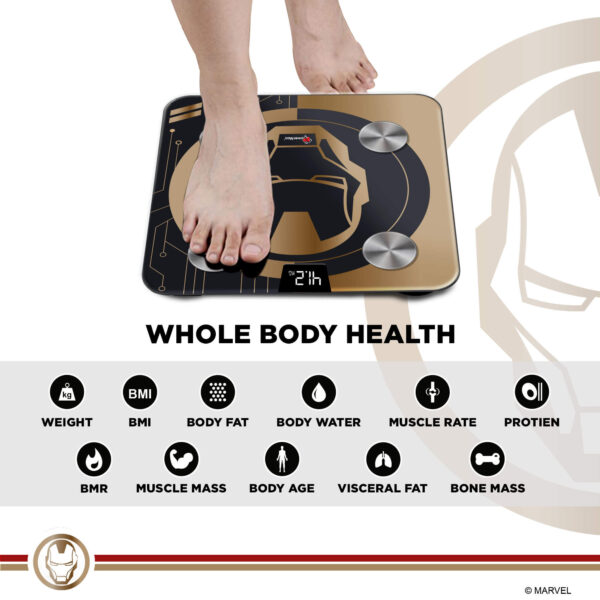 BCA-130 Marvel Edition Bluetooth Smart Scale - Image 7