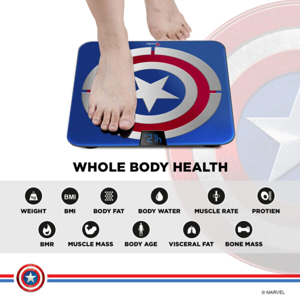BCA-140 Marvel Edition Bluetooth Smart Scale - Image 7