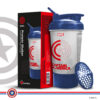 MSB-6S-CA-CL (600ml) Captain America Marvel Edition Protein Shaker Bottle with Single Storage - Image 3