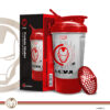 MSB-6S-IM-CL (600ml) IRONMAN Marvel Edition Protein Shaker Bottle with Single Storage - Image 3