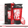 MSB-6S-M-RD (600ml) Marvel Protein Shaker Bottle with Single Storage - Image 3