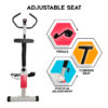 BU-200 Magnetic Upright Bike for Home Use - Image 5