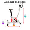 BU-200 Magnetic Upright Bike for Home Use - Image 6