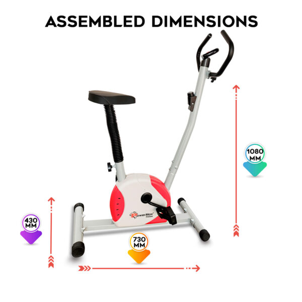 BU-200 Magnetic Upright Bike for Home Use - Image 6