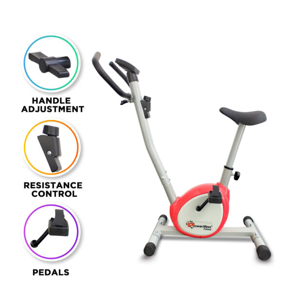 BU-200 Magnetic Upright Bike for Home Use - Image 6