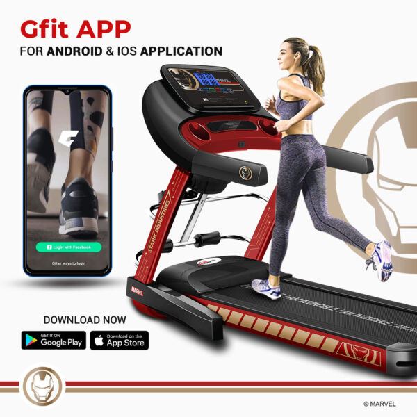 MT-1M Motorized Treadmill with Android & iOS Application - Image 4