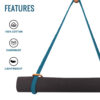 Macramé Boho style Hand Woven Yoga Mat Carrying Strap - Image 2