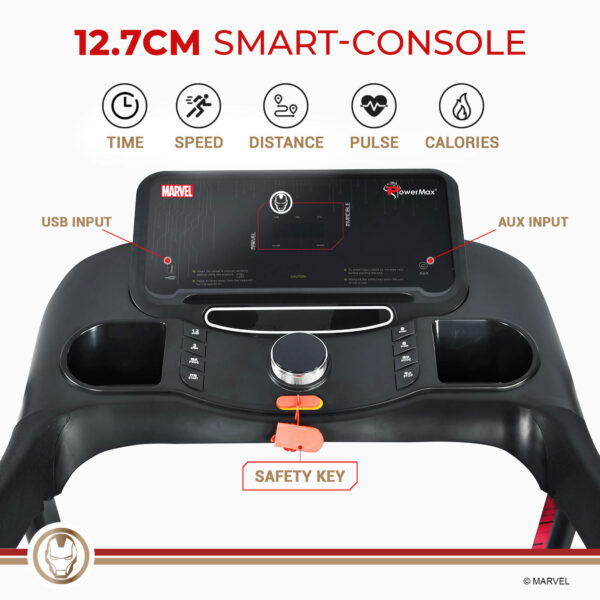 MTM-2500 Motorized Treadmill with Automatic Lubrication and Jumping Wheels - Image 4