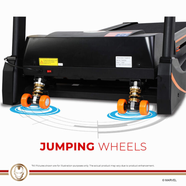 MTM-2500 Motorized Treadmill with Automatic Lubrication and Jumping Wheels - Image 5