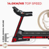 MTM-2500 Motorized Treadmill with Automatic Lubrication and Jumping Wheels - Image 6