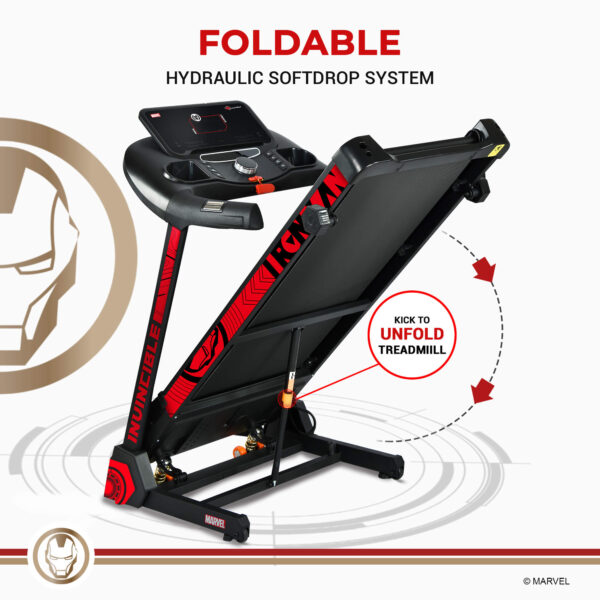 MTM-2500 Motorized Treadmill with Automatic Lubrication and Jumping Wheels - Image 7
