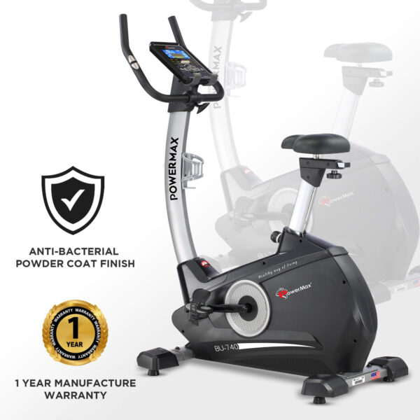 BU-740 Upright Exercise Bike with Hand Pulse - Image 6
