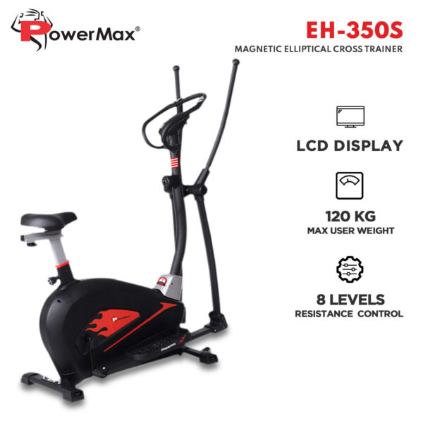 EH-350S Magnetic Elliptical Cross Trainer with Soft Seat - Image 2