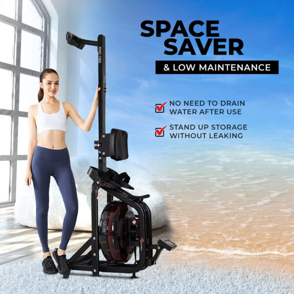 RWC-1000 Semi-Commercial Water Rowing Machine for Home use - Image 4