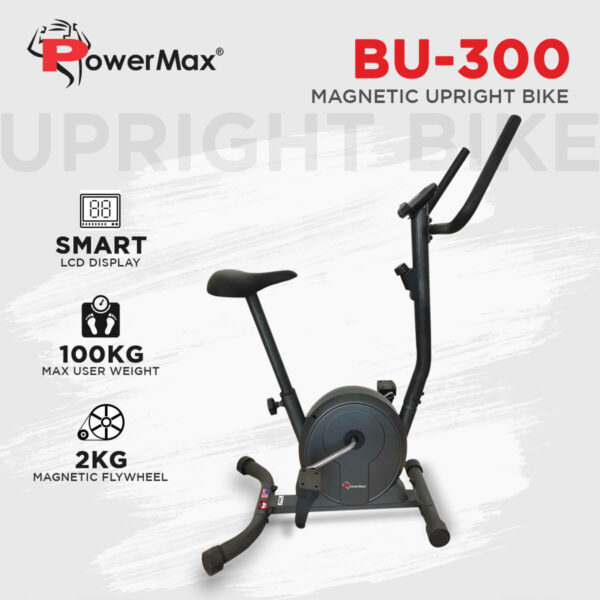 BU-300 Magnetic Upright Bike - Image 2