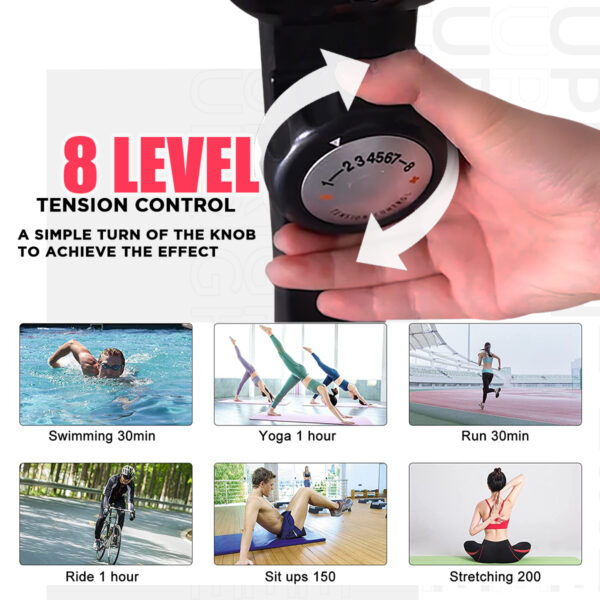 BU-650 Magnetic Upright Bike with LCD Display - Image 6