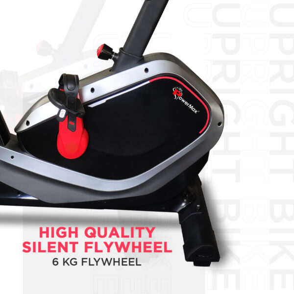BU-650 Magnetic Upright Bike with LCD Display - Image 7
